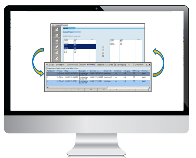 Konfiguration /Aktualisierung /Abgleich von Langzeitarchiven - Siemens WinCC /SIMATIC PCS 7, ABB Freelance, Delta V
